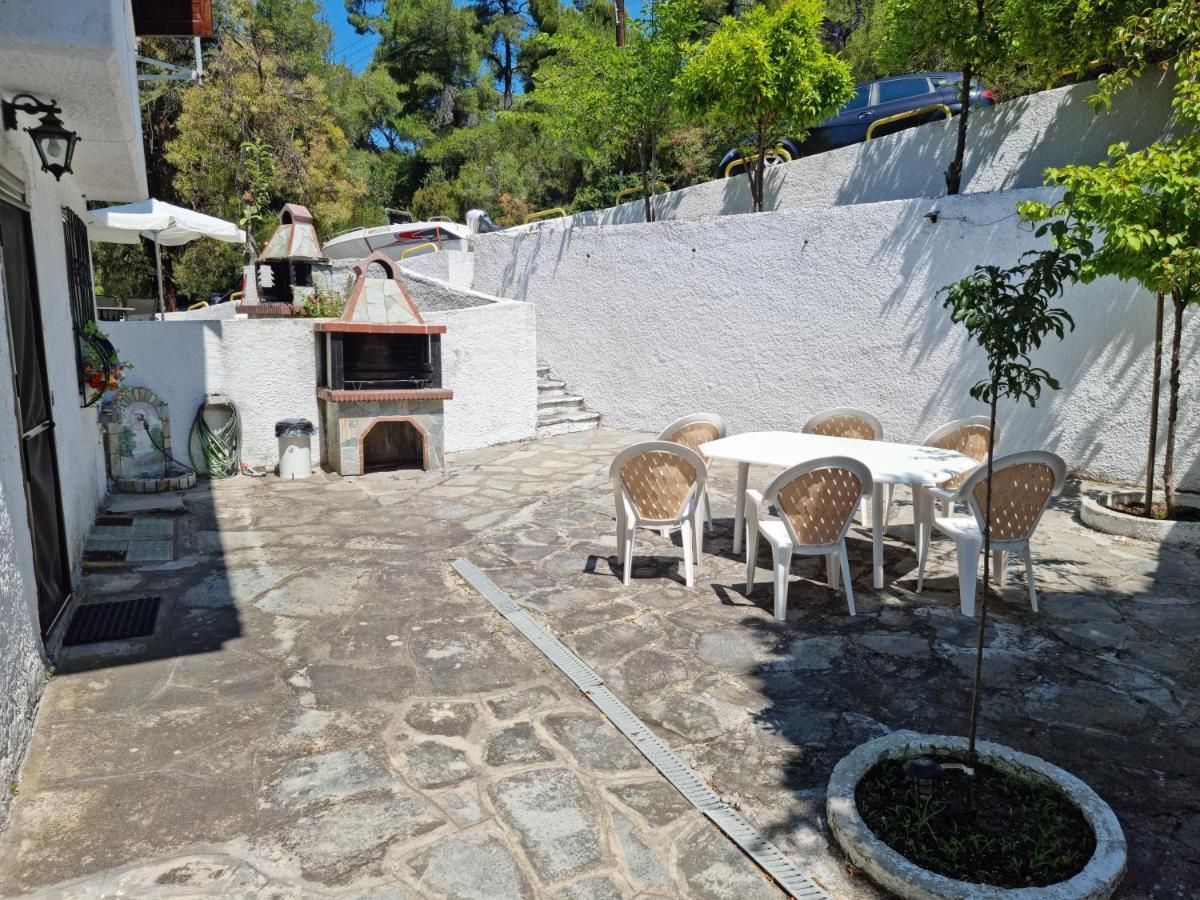 Beachfront Villa 100M From Sea For Up To 10 Guests Siviri Extérieur photo